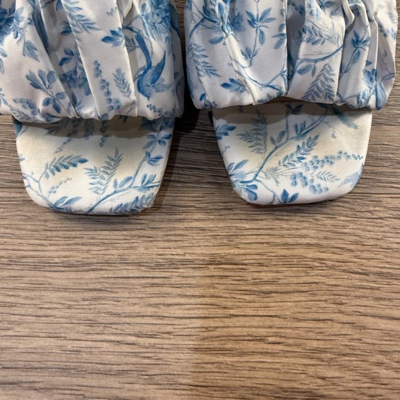 Antonio Melani x Born on Fifth Amy Bird Pleated Dress Mules Heeled Sandal Size 7 - Picture 4 of 15